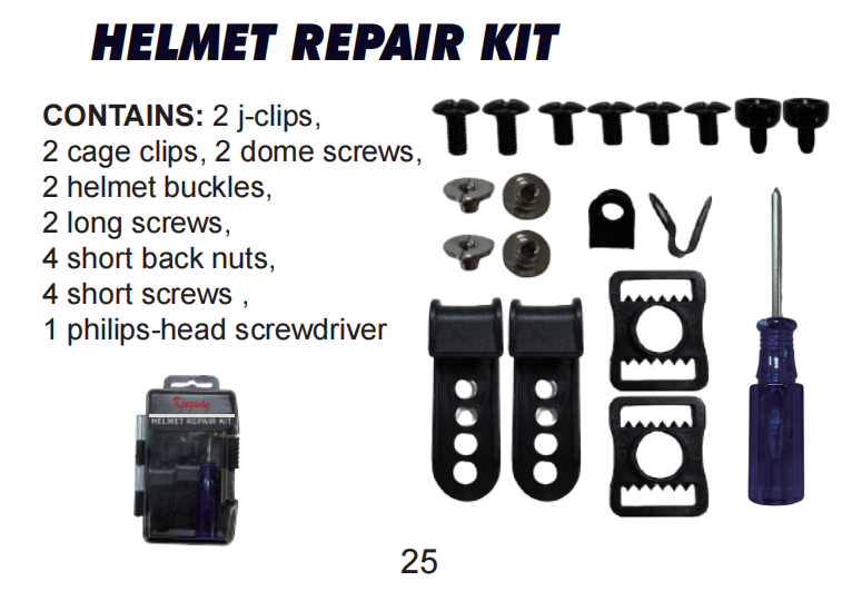 Kit reparador cascos